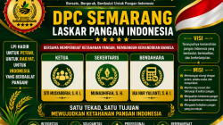 DPC Laskar Pangan Indonesia Kota Semarang Resmi Terbentuk, Perkuat Gerakan Ketahanan Pangan di Tingkat Daerah.