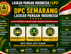 DPC Laskar Pangan Indonesia Kota Semarang Resmi Terbentuk, Perkuat Gerakan Ketahanan Pangan di Tingkat Daerah.